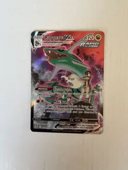 Pokemon TCG Rayquaza VMAX Full Art Ultra Rare Holo TG20/TG30 Silver Tempest - Image 1