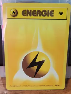 1st Edition Electric Energy - German Base Set - 100/102 - Pokemon - Image 1