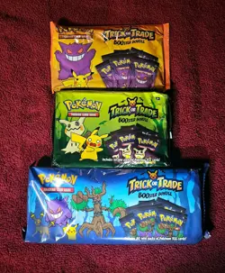 Pokemon TCG: Trick or Trade BOOster Bundle - Lot of all 3 different sets 820650855306 - Image 1