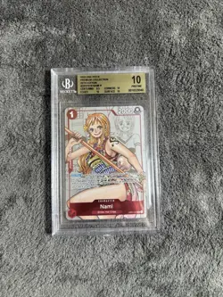 BGS 10 Pristine Nami OP01-016 One Piece Premium Collection 25th Edition Promo - Image 1