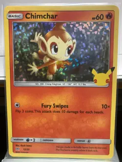 Holo Pokemon 25th Anniversary Mcdonalds Promo /25 ($2 Minimum Order Required) - Image 1