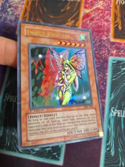Yu-Gi-Oh! TCG Insect Princess IOC-080 Ultra Rare 1st Edition Moderately Played - Image 2