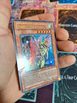 Yu-Gi-Oh! TCG Insect Princess IOC-080 Ultra Rare 1st Edition Moderately Played - Image 3