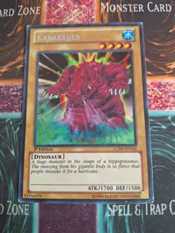 Yu-Gi-Oh! Kabazauls LCJW-EN142 Secret Rare 1st Edition Moderately Played - Image 1