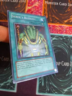 Yu-Gi-Oh! TCG Sebek's Blessing PCJ-EN002 Prismatic Secret Lightly Played - Image 2