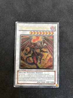YuGiOh Rotdrachen-Erzunterweltler TDGS-DE041 Ultimate Rare 1. Auflage - Image 1