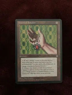 Jeweled Amulet Ice Age Regular NM MTG TCG Card Magic The Gathering Wotc 1995 - Image 1