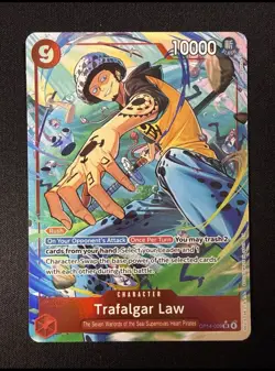 Trafalgar Law - OP14-009 (Alternate Art) OP14-009 The Azure Sea's Seven Foil - Image 1