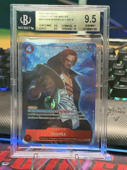 Shanks (008) (Alternate Art) OP12-008 Legacy of The Master BGS 9.5 GEM MINT - Image 1