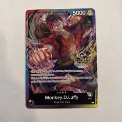 Monkey.D.Luffy Leader 3rd Anniversary Tournament 3 Brothers Pack - Image 1
