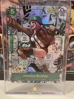 Namco Jewelry Bonney OP12-118 Legacy of the Master Manga Secret Rare Foil - Image 1