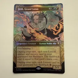 Iroh, Grand Lotus FOIL Showcase 349 Avatar TLA MTG Rare Unplayed Mint M/NM - Image 1
