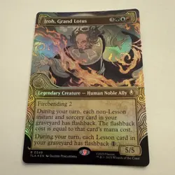 Iroh, Grand Lotus FOIL Showcase 349 Avatar TLA MTG Rare Unplayed Mint M/NM - Image 2
