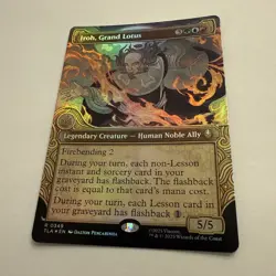 Iroh, Grand Lotus FOIL Showcase 349 Avatar TLA MTG Rare Unplayed Mint M/NM - Image 3