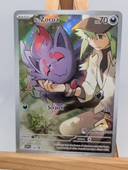 Pokemon TCG | N’s Zorua SVP 189 Pokemon Center Promo | Exclusive Holo - Image 1