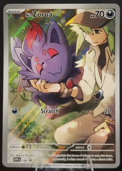 N's Zorua 189 Black Star Promo - Pokemon TCG - Scarlet & Violet Promo (NM) - Image 1