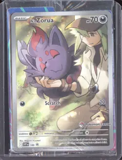 N's Zorua 2025 Pokemon Scarlet & Violet Promo Sealed 189 - Image 1