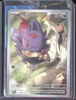 N's Zorua 2025 Pokemon Scarlet & Violet Promo Sealed 189 - Image 1