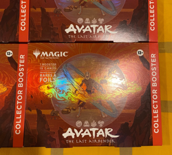 Lot of 4 MTG Avatar The Last Airbender Collector Boosters, New, Factory Sealed - Image 2