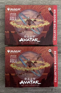NEW Lot of 2x Magic:The Gathering | Avatar:The Last Airbender Collector Booster - Image 1