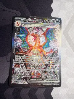 Pokemon TCG Charizard EX Sir Obsidian Flames 223/197 Heavy Played - Image 1