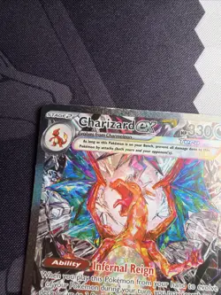 Pokemon TCG Charizard EX Sir Obsidian Flames 223/197 Heavy Played - Image 2