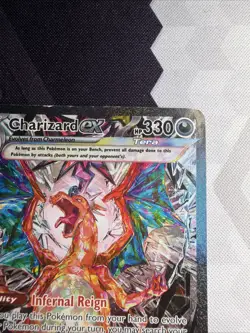 Pokemon TCG Charizard EX Sir Obsidian Flames 223/197 Heavy Played - Image 3