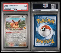 Pokemon TCG: Pokemon Day 2025 Eevee 074/131 Prismatic Evolutions - PSA 9 - Image 3