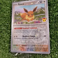 (Damaged) TCG 151 PRISMATIC EVOLUTIONS SEALED EEVEE 074/131 POKEMON DAY Promo - Image 4