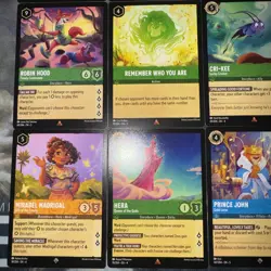 LOT X12 Disney Lorcana Shimmering Skies- Rare/Super Rare/ Other -TCG Card Lot - Image 4