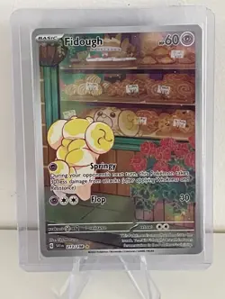 Pokemon Fidough Holo Illustration Rare Card 213/198 Sv01 Scarlet Violet Base Set - Image 3