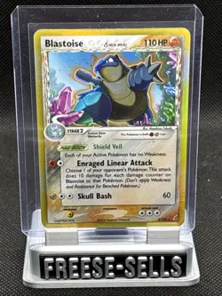 Pokemon TCG Blastoise Delta Holo Rare Card Crystal Guardians 2/100 - Image 1