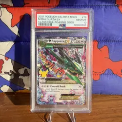 2021 Pokemon Celebrations M Rayquaza EX #76 Class. Coll-Roaring Skies PSA 10 🔥 - Image 1