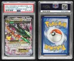 M Rayquaza EX (Roaring Skies) Pokemon Celebrations Classic Collection PSA 10 - Image 3