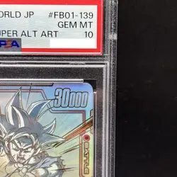 PSA 10 Son Goku SP Alt Art FB01-139 SCR Dragon Ball Fusion World Japanese Card - Image 3