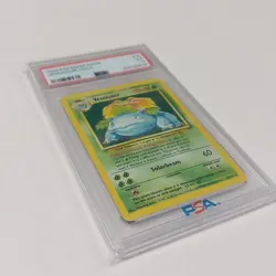 Pokemon TCG Venusaur Base Set #15/102 Holo Unlimited Holo Rare PSA 5 - Image 2