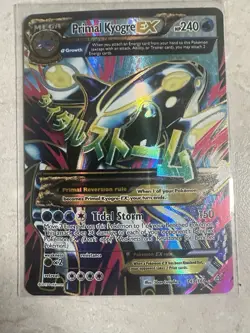 Primal Kyogre Ex 149/160 XY Primal Clash Ultra Rare 2015 - Image 1