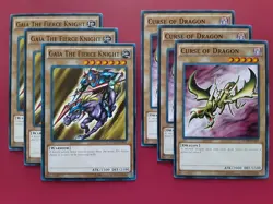 Yugioh Gaia the Dragon Champion Deck 49 Cards Fierce Knight Curse of Dragon Yugi - Image 4