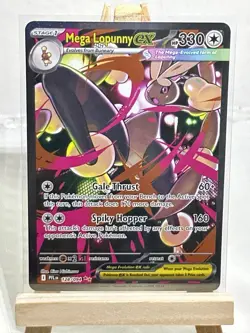 2025 Pokemon Phantasmal Flames Mega Lopunny ex Special Illustration Rare 128/094 - Image 1