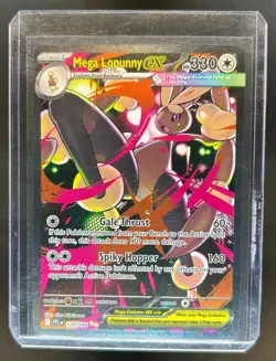 2025 Pokemon Phantasmal Flames Mega Lopunny ex Special Illustration Rare 128/094 - Image 1