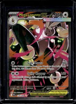 2025 Pokemon Phantasmal Flames Mega Lopunny ex Special Illustration Rare 128/094 - Image 1