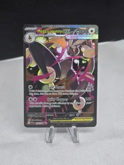 2025 Pokemon Phantasmal Flames MEGA LOPUNNY EX 128/094 Special Illustration Rare - Image 1