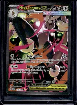 2025 Pokemon Phantasmal Flames Mega Lopunny ex Special Illustration Rare 128/094 - Image 1