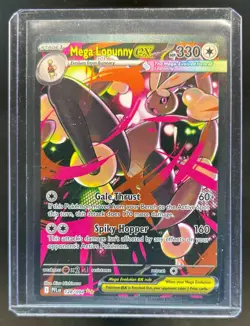 2025 Pokemon Phantasmal Flames Mega Lopunny ex Special Illustration Rare 128/094 - Image 1