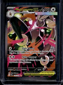 2025 Pokemon Phantasmal Flames Mega Lopunny ex Special Illustration Rare 128/094 - Image 1