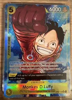 CGC Pristine 10 Monkey D. Luffy OP07-109 500 Years in the Future AltArt Parallel - Image 3