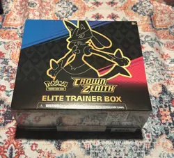 Pokemon Crown Zenith Elite Trainer Box (ETB) Factory Sealed (NEW) TCG - Image 1