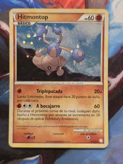 Hitmontop 5/123 HeartGold/SoulSilver Holo Rare Spanish Pokemon Card - Image 1