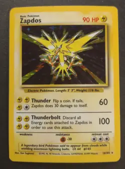Lot Of 3 Unlimited Base Set Rare Holo Pokemon Cards WOTC 1999 #12,#6 and #16 MP - Image 2