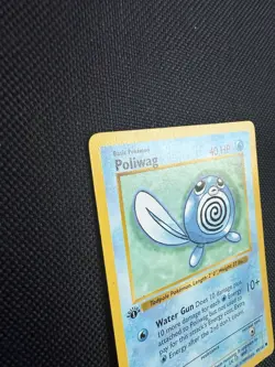 Pokemon Poliwag 59/102 1st Edition Shadowless Base Set Card Unplayed Near Mint - Image 5